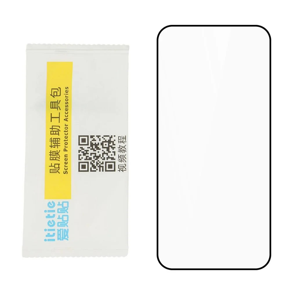 ITIETIE For Oppo Find X9 Pro 5G Silk Printing Tempered Glass 0.25mm High Aluminum Full Screen Protector, Full Glue - Transparent - 4