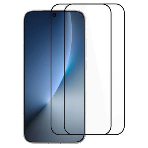 ITIETIE 2PCS For Honor Magic8 5G Silk Printing Tempered Glass 0.25mm High Aluminum Full Screen Protector, Full Glue - Transparent - 1