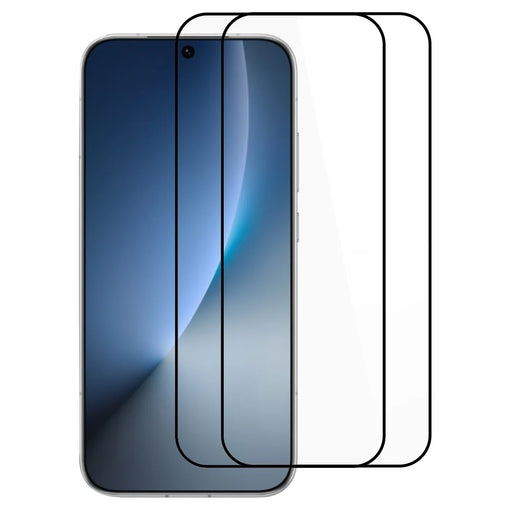 ITIETIE 2PCS For Honor Magic8 5G Silk Printing Tempered Glass 0.25mm High Aluminum Full Screen Protector, Full Glue - Transparent - 1