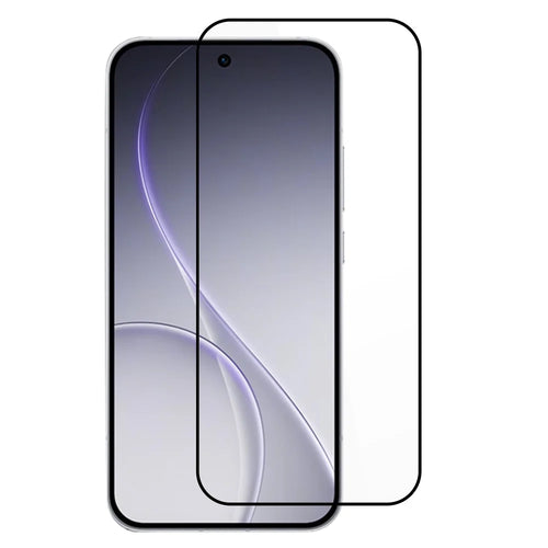 ITIETIE Silk Printing Tempered Glass For Oppo Reno15 Pro 5G (Global)  /  Reno15 5G (China) 0.25mm High Aluminum Full Screen Protector, Full Glue - Transparent - 1