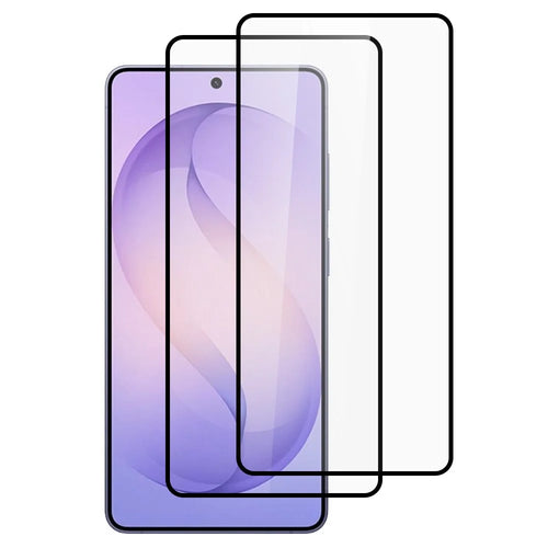 ITIETIE 2PCS For Samsung Galaxy S26 Ultra Silk Printing Tempered Glass 0.25mm High Aluminum Full Screen Protector, Full Glue - Transparent - 1