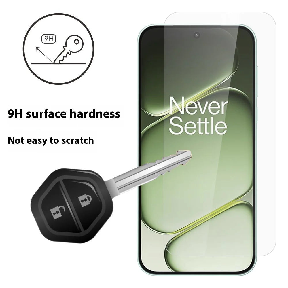 ITIETIE 2PCS Silk Printing Tempered Glass For OnePlus Turbo 6 5G / Turbo 6V 5G / Nord 6 5G 0.25mm High Aluminum Screen Protector, Full Glue, Not Complete Covering - Transparent - 3