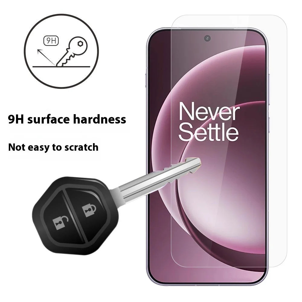 ITIETIE For OnePlus 15 5G Screen Protector 0.25mm Full Glue High Aluminium-Silicon Glass Film (NOT Complete Covering) - Transparent - 3