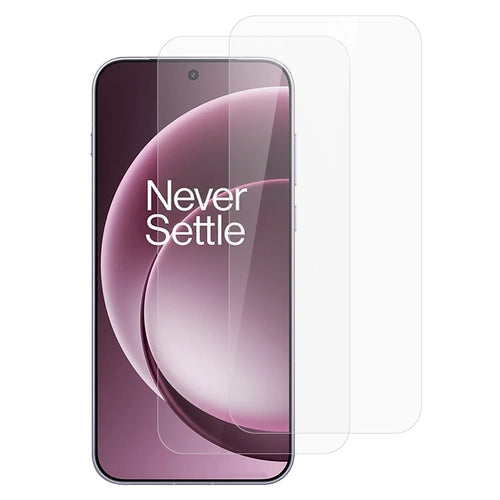 ITIETIE 2Pcs For OnePlus 15 5G Screen Protector 0.25mm Full Glue High Aluminium-Silicon Glass Film (NOT Complete Covering) - Transparent - 1