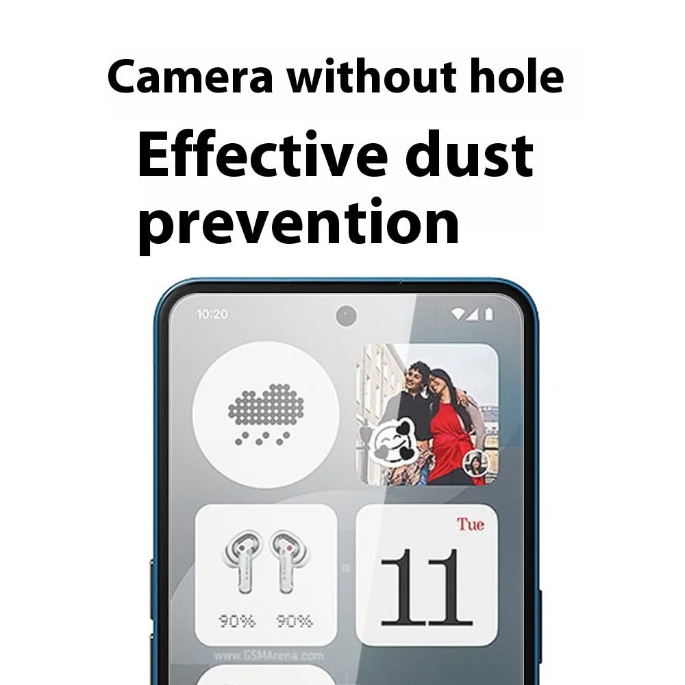 ITIETIE For Nothing Phone (3a) Lite 5G Screen Protector 0.25mm Full Glue High Aluminium-Silicon Glass Film (NOT Complete Covering) - Transparent - 5