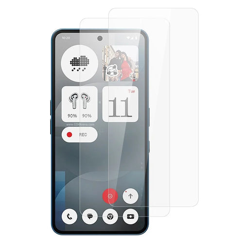 ITIETIE 2Pcs For Nothing Phone (3a) Lite 5G Screen Protector 0.25mm Full Glue High Aluminium-Silicon Glass Film (NOT Complete Covering) - Transparent - 1