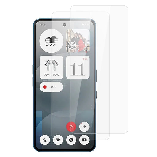 ITIETIE 2Pcs For Nothing Phone (3a) Lite 5G Screen Protector 0.25mm Full Glue High Aluminium-Silicon Glass Film (NOT Complete Covering) - Transparent - 1