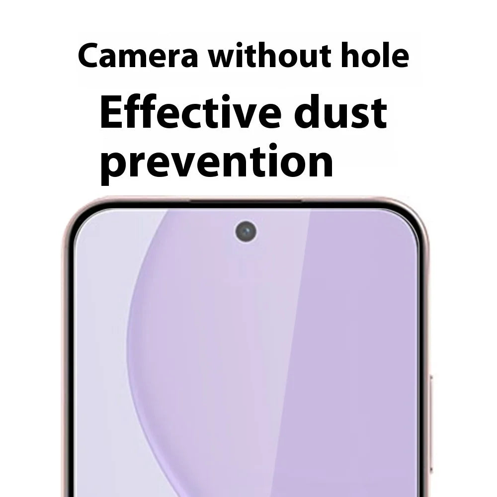 ITIETIE  For Oppo Reno14 F 5G Silk Printing Tempered Glass 0.25mm High Aluminum Screen Protector, Full Glue, Not Complete Covering - Transparent - 5