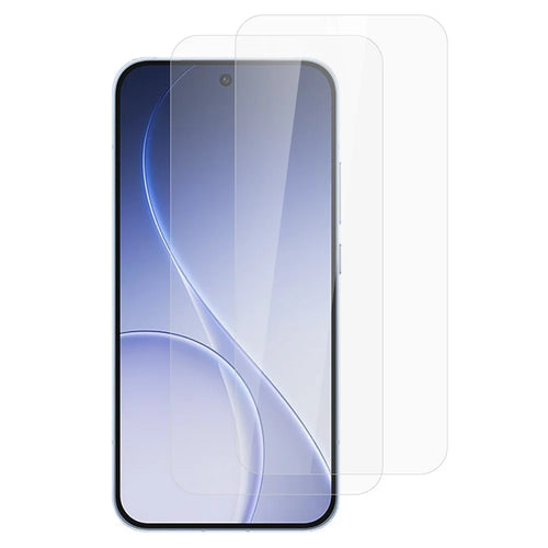 ITIETIE 2PCS Silk Printing Tempered Glass For Oppo Reno15 Pro 5G (Global)  /  Reno15 5G (China) 0.25mm High Aluminum Screen Protector, Full Glue, Not Complete Covering - Transparent - 1