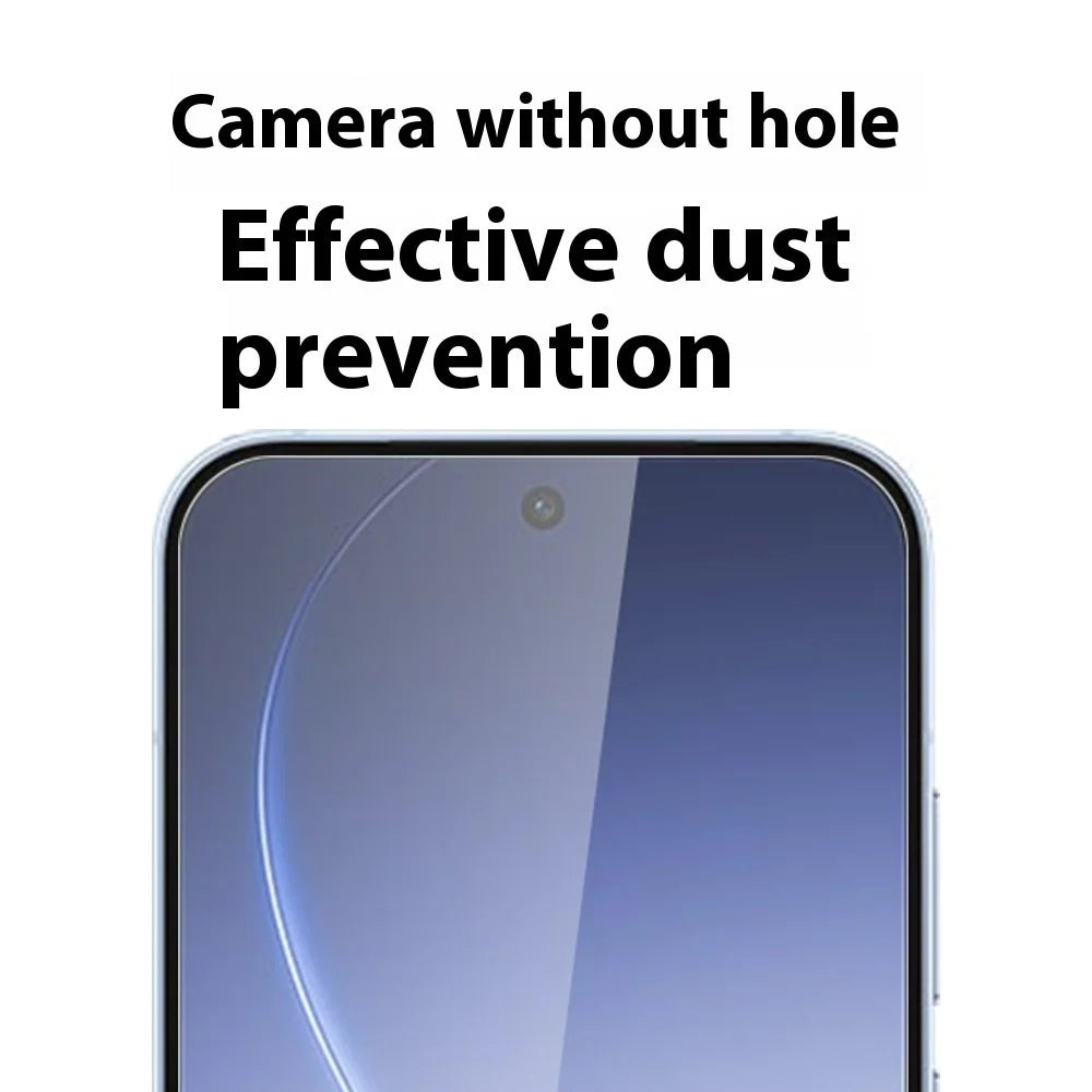 ITIETIE 2PCS Silk Printing Tempered Glass For Oppo Reno15 Pro 5G (Global)  /  Reno15 5G (China) 0.25mm High Aluminum Screen Protector, Full Glue, Not Complete Covering - Transparent - 5