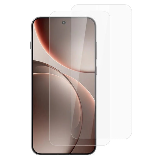 ITIETIE 2PCS For Oppo Find X9 5G Silk Printing Tempered Glass 0.25mm High Aluminum Screen Protector, Full Glue, Not Complete Covering - Transparent - 1