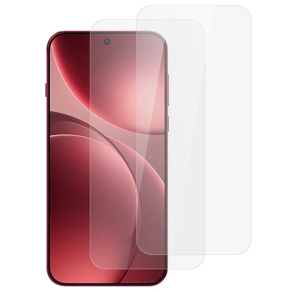 ITIETIE 2PCS For Oppo Find X9 Pro 5G  Silk Printing Tempered Glass 0.25mm High Aluminum Screen Protector, Full Glue, Not Complete Covering - Transparent - 1