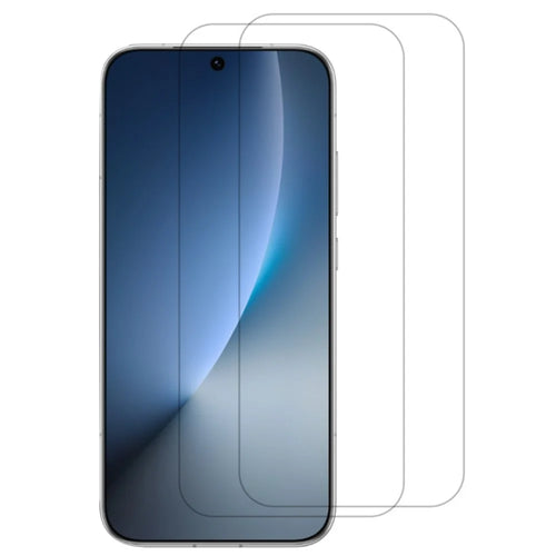 ITIETIE 2PCS For Honor Magic8 5G Silk Printing Tempered Glass 0.25mm High Aluminum Screen Protector, Full Glue, Not Complete Covering - Transparent - 1