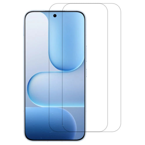 ITIETIE 2PCS Silk Printing Tempered Glass For Honor 500 Pro 5G  /  500 5G 0.25mm High Aluminum Screen Protector, Full Glue, Not Complete Covering - Transparent - 1