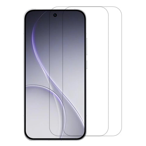 ITIETIE 2PCS Screen Protector For Oppo Reno15 Pro 5G (Global)  /  Reno15 5G (China) 0.25mm High Aluminium-Silicon Glass Clear Film, Full Glue, Not Complete Covering - Transparent - 1