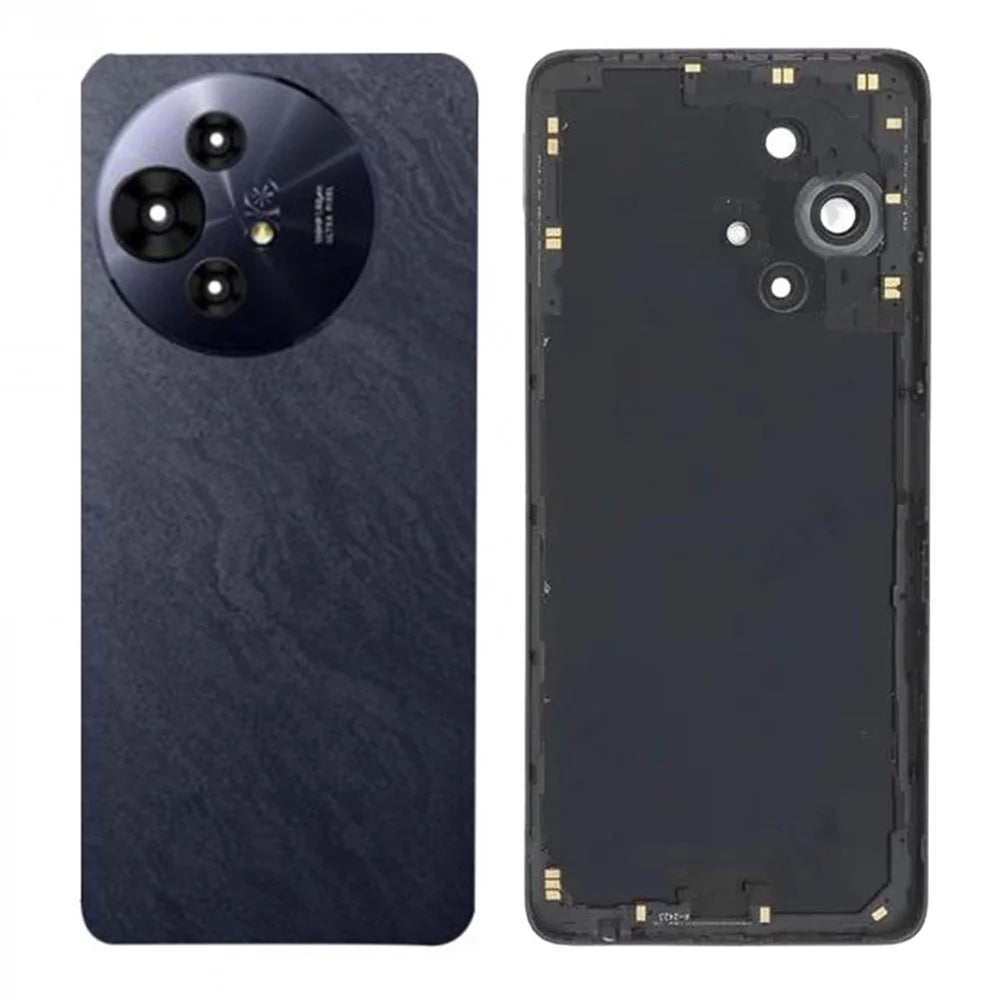 For TCL 50 Pro NxtPaper 5G OEM Battery Housing Back Cover with Camera Ring Lens Cover Replacement - Black - 1
