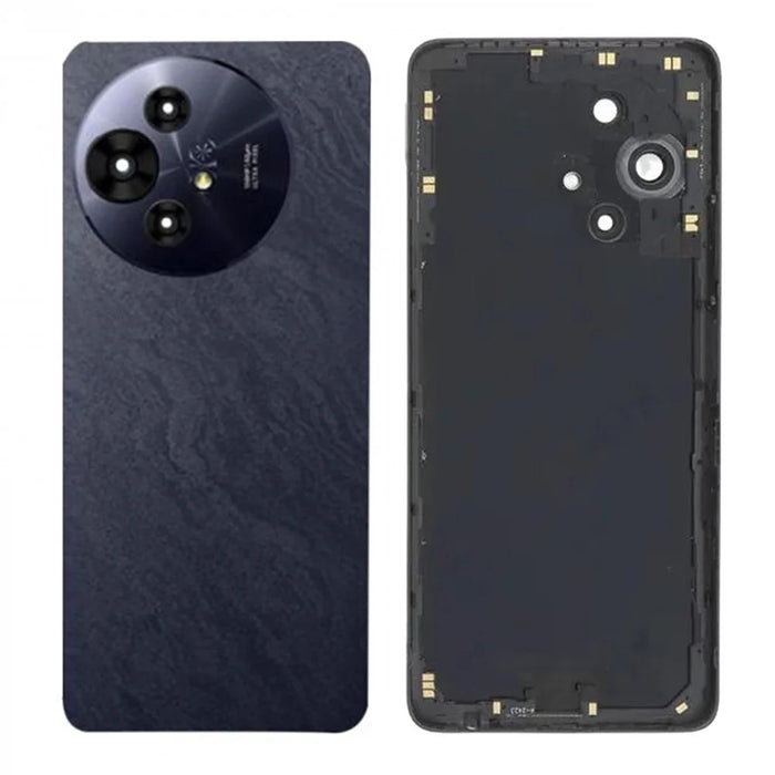 For TCL 50 Pro NxtPaper 5G OEM Battery Housing Back Cover with Camera Ring Lens Cover Replacement - Black - 1