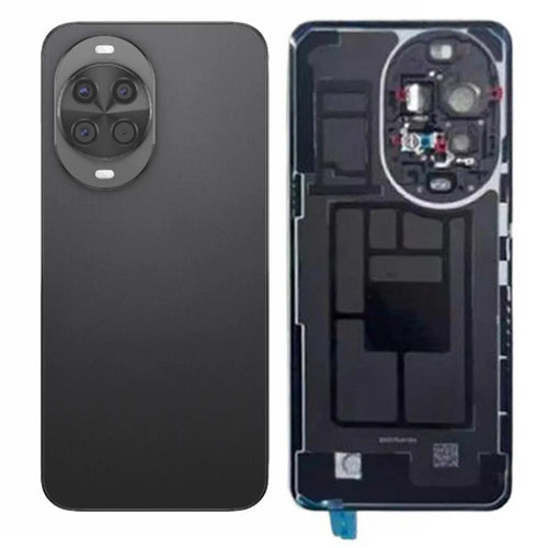 For Huawei nova 14 Pro 5G OEM Battery Housing Back Cover with Camera Ring Lens Cover Replacement - Black - 1