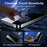 10Pcs for iPhone 17 Pro Max 28 Degree Anti-Spy Full Screen Protector 3D Large Arc Edge High Aluminium-silicon Glass Film - Black - 3