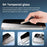 10Pcs for iPhone 17 Pro Max 28 Degree Anti-Spy Full Screen Protector 3D Large Arc Edge High Aluminium-silicon Glass Film - Black - 4