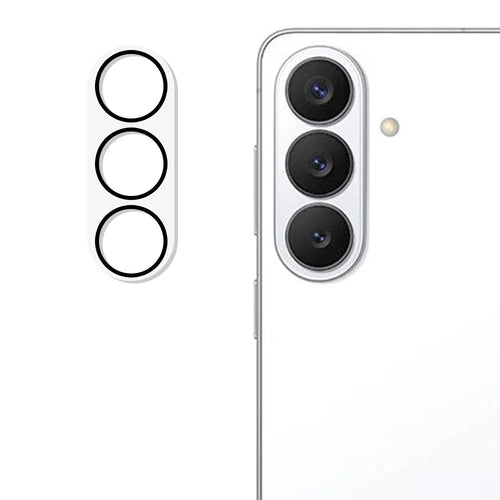 For Samsung Galaxy S26 / S26+ Camera Lens Protector Black Circle Design HD Clear Tempered Glass Lens Film - Transparent - 1