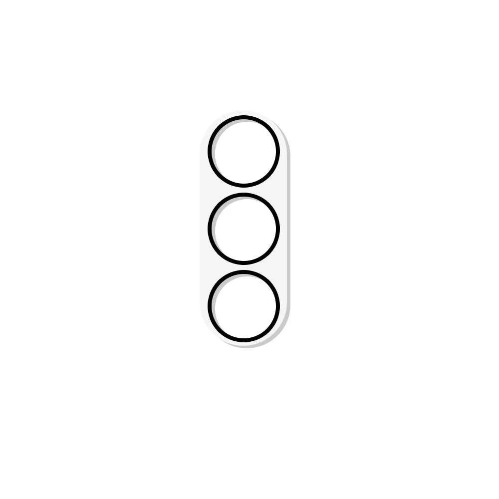 For Samsung Galaxy S26 / S26+ Camera Lens Protector Black Circle Design HD Clear Tempered Glass Lens Film - Transparent - 2