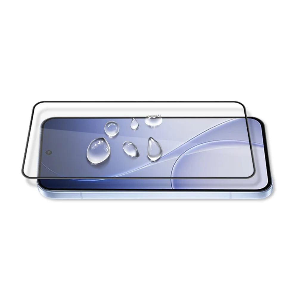MOCOLO Tempered Glass Film For Oppo Reno15 F 5G  /  Reno14 F 5G  /  Reno13 5G (Global) Full Screen Protector Anti-Shatter Silk Printing Full Glue - Black - 4