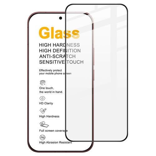 IMAK Pro+ Series For vivo V70 5G / V70 Elite 5G Screen Protector Full Coverage Tempered Glass Film (Fingerprint Unlock) - Transparent - 1