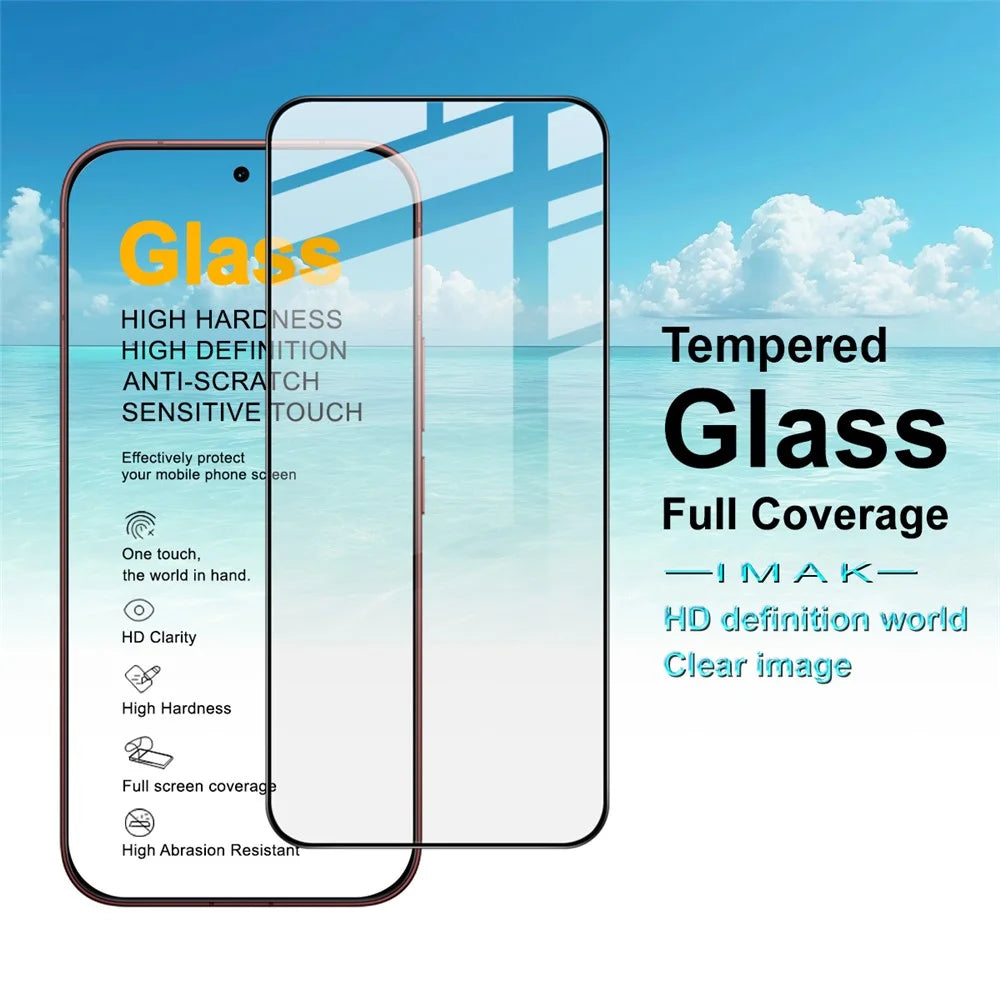 IMAK Pro+ Series For vivo V70 5G / V70 Elite 5G Screen Protector Full Coverage Tempered Glass Film (Fingerprint Unlock) - Transparent - 2