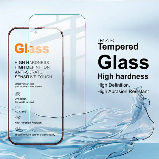 IMAK H Series For vivo V70 5G / V70 Elite 5G Screen Protector Tempered Glass Film (Not Complete Coverage) (Fingerprint Unlock) - Transparent - 2