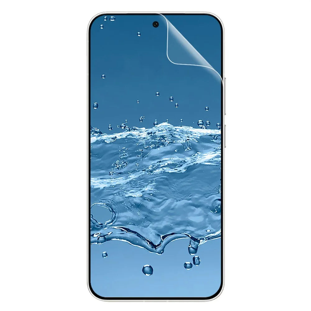 IMAK Hydrogel Film 4th For vivo V70 5G / V70 Elite 5G Full Screen Protector Ultra Clear Full Glue Soft TPU Film (Fingerprint Unlock) - Transparent - 4