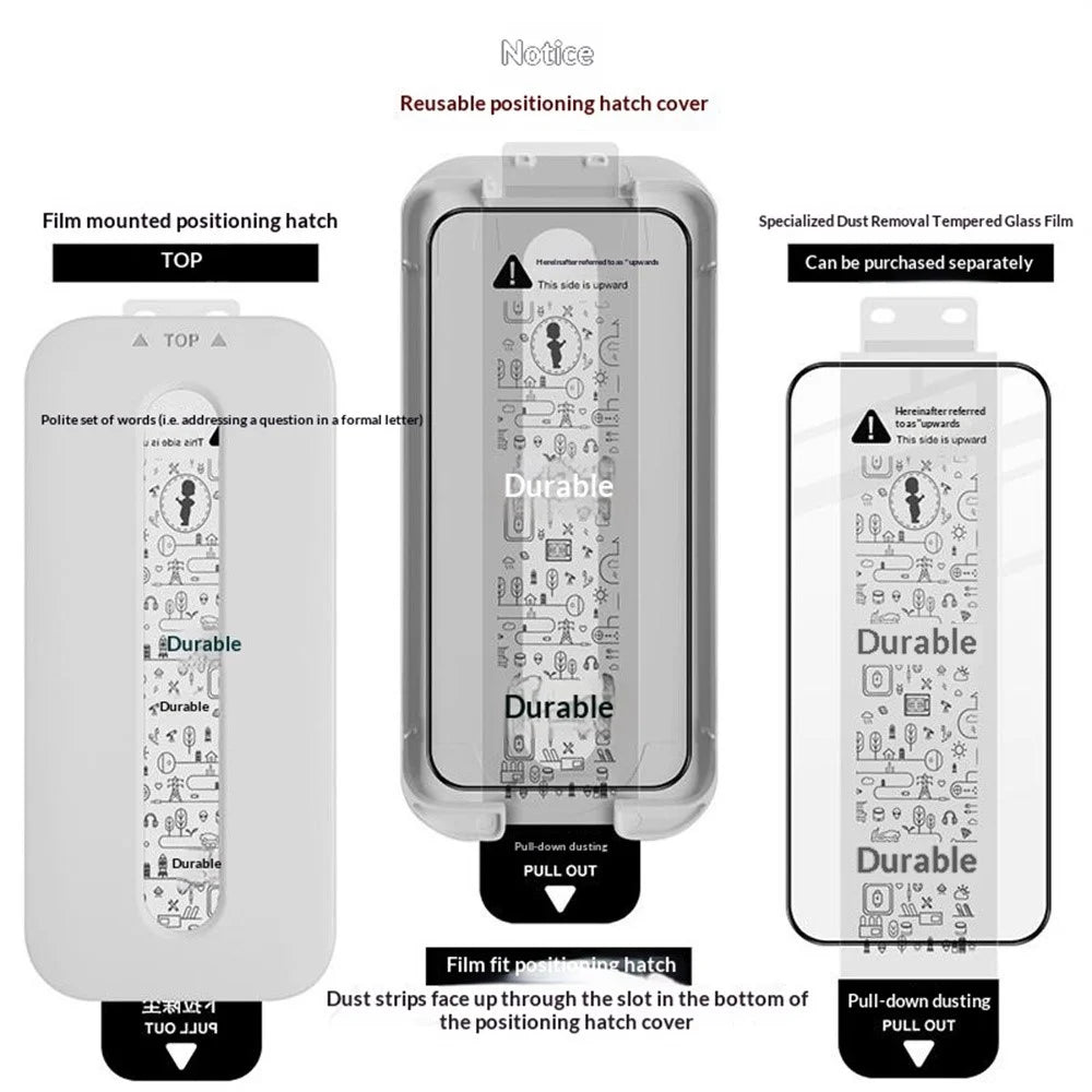 IMAK 3Pcs For vivo V70 5G / V70 Elite 5G Tempered Glass Full Screen Protector Full Glue Film with Dust-free Installation Tool - Black - 7
