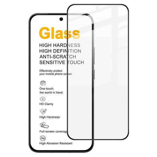 IMAK Pro+ Series For vivo iQOO 15 Ultra 5G Screen Protector Full Coverage Tempered Glass Film (Fingerprint Unlock) - Transparent - 1