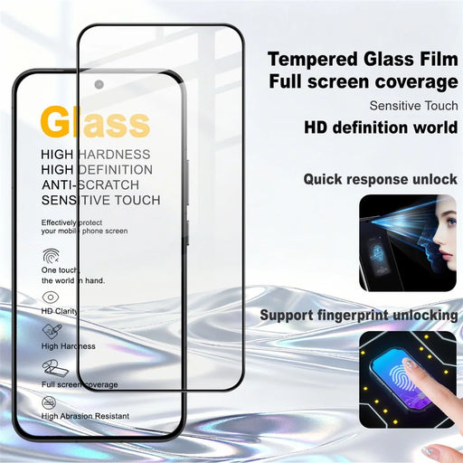 IMAK Pro+ Series For vivo iQOO 15 Ultra 5G Screen Protector Full Coverage Tempered Glass Film (Fingerprint Unlock) - Transparent - 2