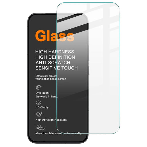 IMAK H Series For vivo iQOO 15 Ultra 5G Screen Protector Tempered Glass Film (Not Complete Coverage) (Fingerprint Unlock) - Transparent - 1