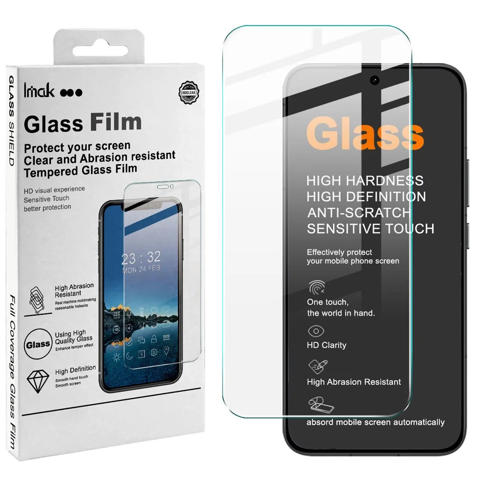 IMAK H Series For vivo iQOO 15 Ultra 5G Screen Protector Tempered Glass Film (Not Complete Coverage) (Fingerprint Unlock) - Transparent - 6