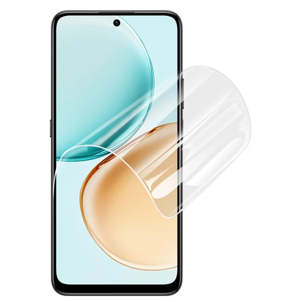 IMAK Hydrogel Film 4th Gen Soft TPU Film For Honor 400 Smart 5G / 400 Smart 4G / X7d 4G / X7d 5G Ultra Clear Full Screen Protector - Transparent - 3