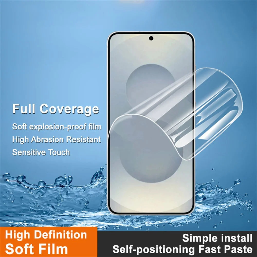 IMAK Hydrogel Film 4th For Samsung Galaxy S26+ Full Screen Protector Ultra Clear Full Glue Soft TPU Film (Fingerprint Unlock) - Transparent - 2