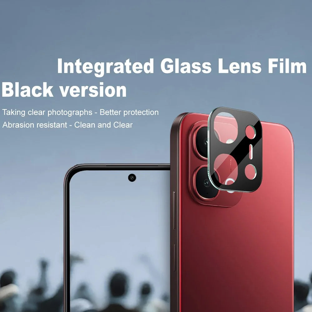 IMAK For vivo Y500i 5G Tempered Glass Full Cover Lens Film + Acrylic Cap - Black - 2
