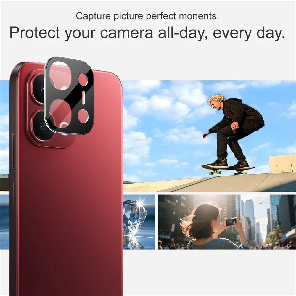 IMAK For vivo Y500i 5G Tempered Glass Full Cover Lens Film + Acrylic Cap - Black - 4