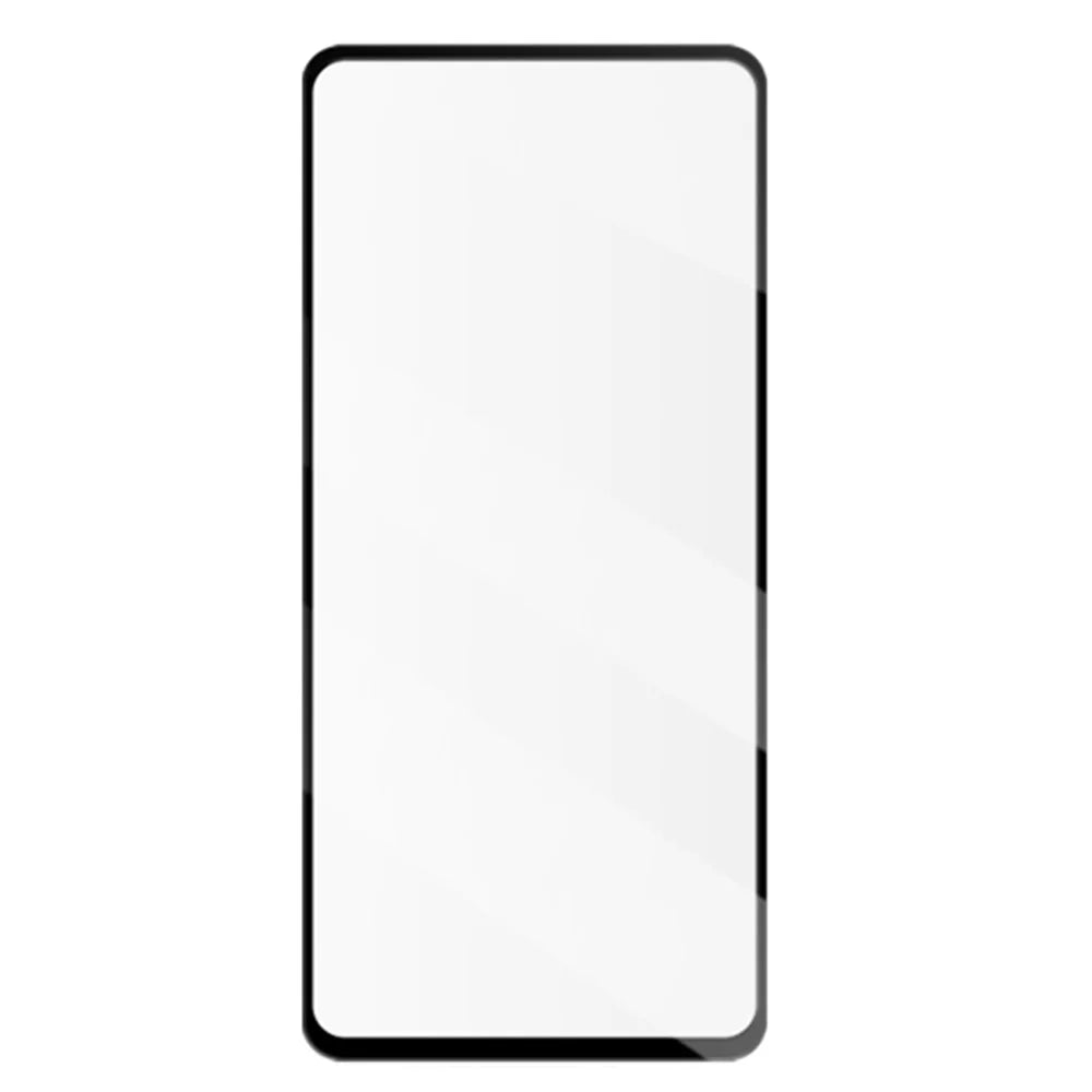 AMORUS 2Pcs / Set For Samsung Galaxy A54 5G Silk Printing Tempered Glass Film Ultra Clear Full Glue Secondary Hardening Scratch-resistant Full Screen Protector - Black - 2