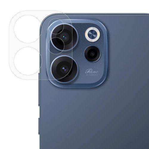 For Oppo Reno15 F 5G Tempered Glass Camera Lens Protector Ultra Clear Anti-Scratch Lens Film - Transparent - 1