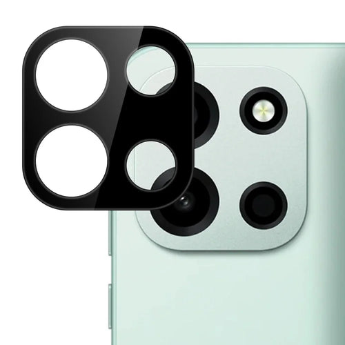 Tempered Glass Lens Protector for OnePlus Turbo 6V 5G / Turbo 6 5G Silk Printing Camera Lens Film - Black - 1