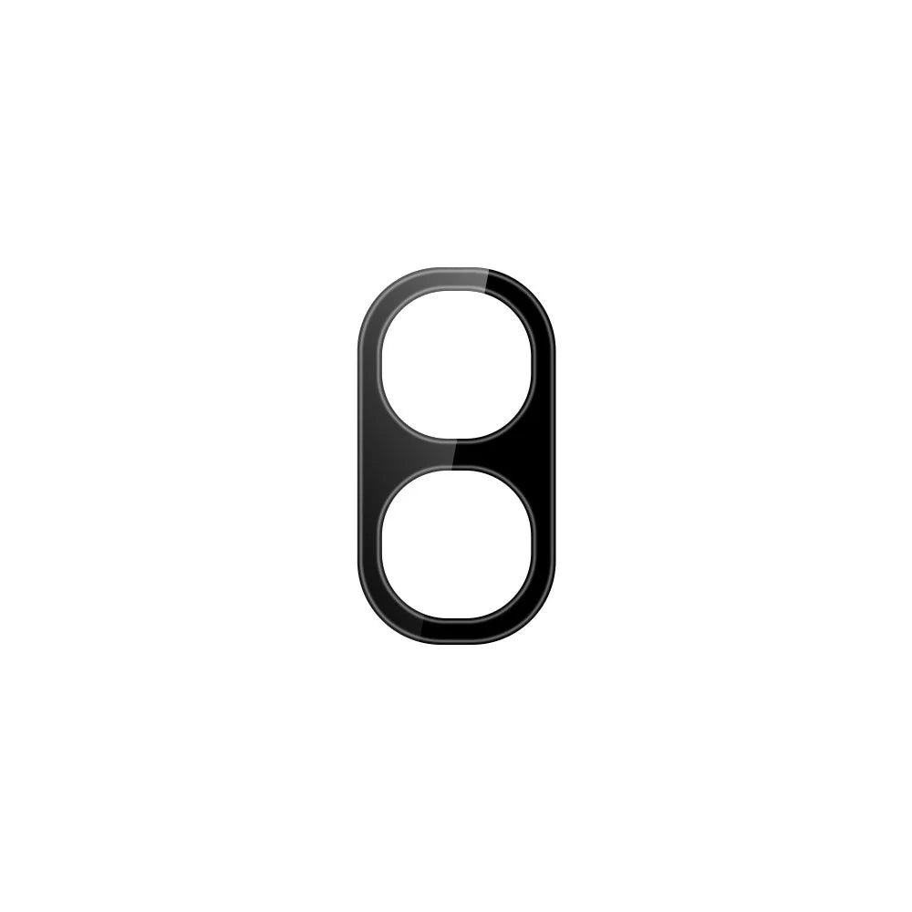 For Oppo A6x 4G Tempered Glass Lens Protector Silk Printing Camera Lens Film - Black - 2