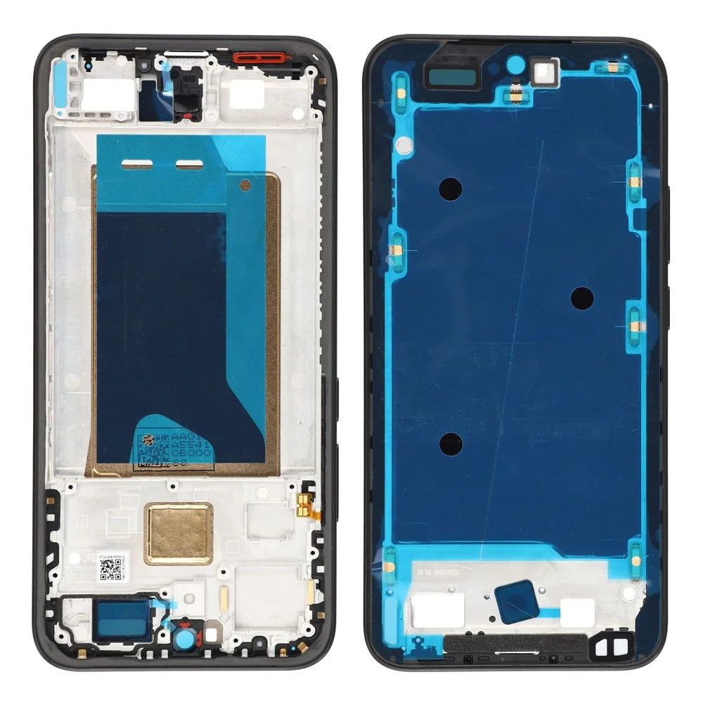 For Xiaomi 15T Middle Plate Frame (A-Side) Repair Part (Without Logo) - Black - 1