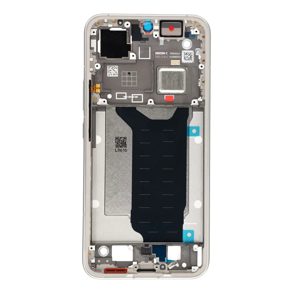 For Xiaomi 15T Pro OEM Middle Plate Frame Repair Part (A-Side) (Without Logo) - Silver - 2