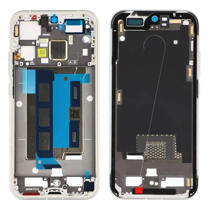 For Xiaomi Redmi K90 5G OEM Middle Plate Frame Repair Part (A-Side) (Without Logo) - Silver - 1