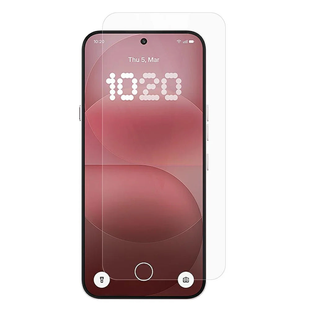 AMORUS For Nothing Phone (4a) Pro High Aluminum-silicon Glass Film Anti-Scratch 2.5D Arc Edge Screen Protector, NOT Complete Covering - Transparent - 1