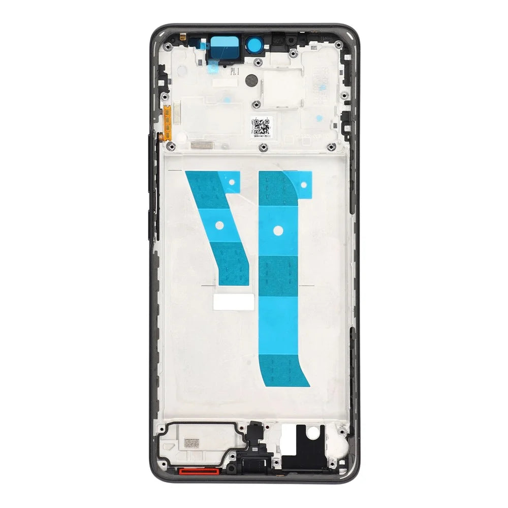 For Xiaomi Redmi Note 15 4G (Global) OEM Middle Plate Frame Repair Part (A-Side) (Without Logo) - Black - 2