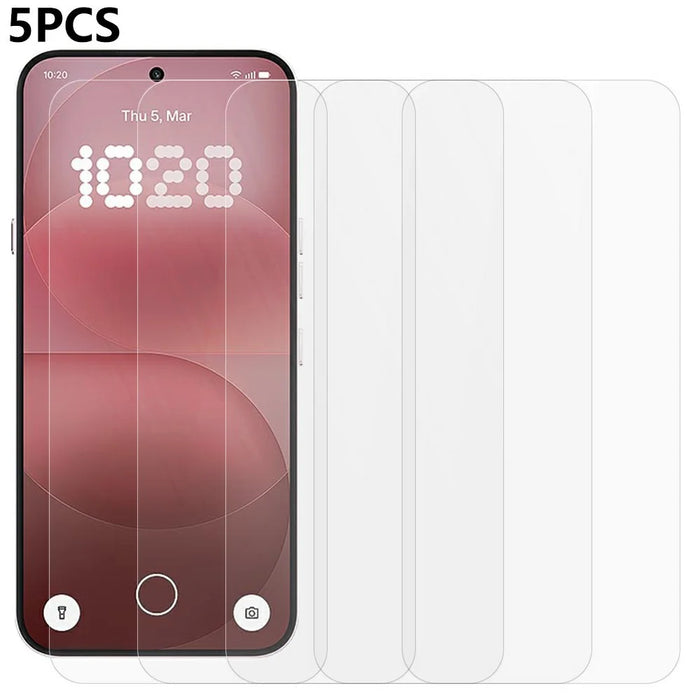 5Pcs For Nothing Phone (4a) Pro Front Screen Protector 0.3mm 2.5D Tempered Glass Film, Not Full Covering - Transparent - 1